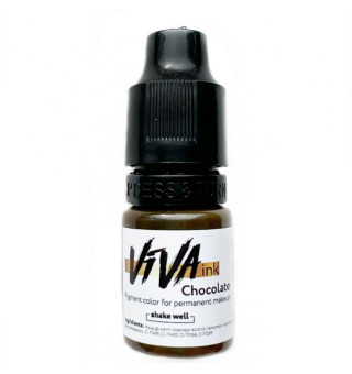 Pigment Viva Brows 3 Chocolate for permanent makeup, 6 ml