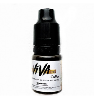 Pigment Viva Brows 4 Coffee for permanent makeup, 6 ml