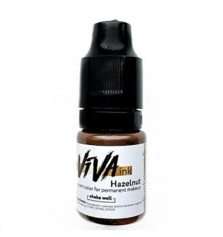 Pigment Viva Brows 5 Hazelnut for permanent makeup, 6 ml