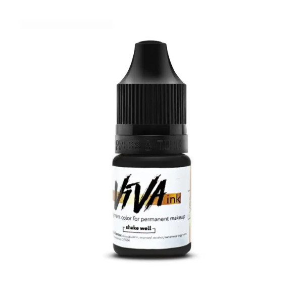 Пігмент Viva Eyes 1 Black для перманентного макіяжу, 6 мл