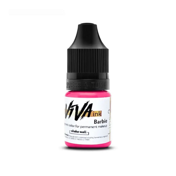 Pigment Viva Lips 2 Barbie for permanent makeup, 6 ml
