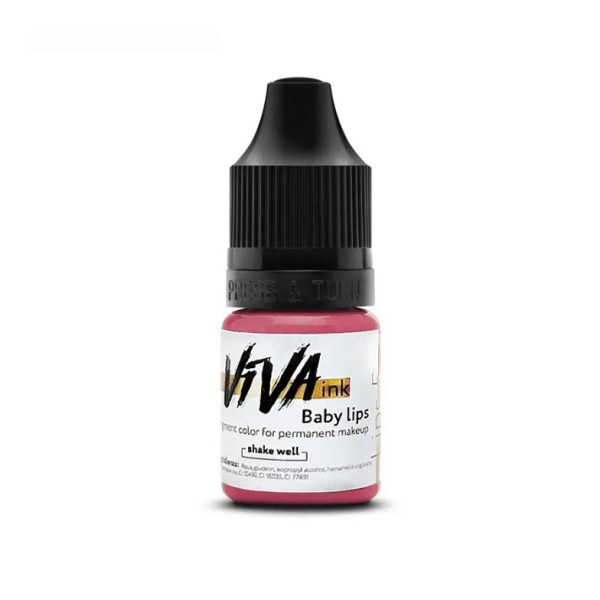 Пігмент Viva Lips 5 Baby Lips для перманентного макіяжу, 6 мл