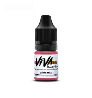 Pigment Viva Lips 11 Dusty Rose for permanent makeup, 6 ml