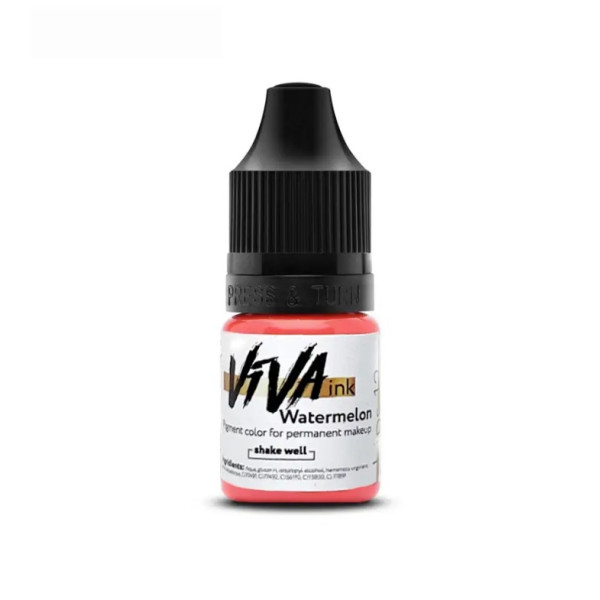 Pigment Viva Lips 12 Watermelon for permanent makeup, 6 ml