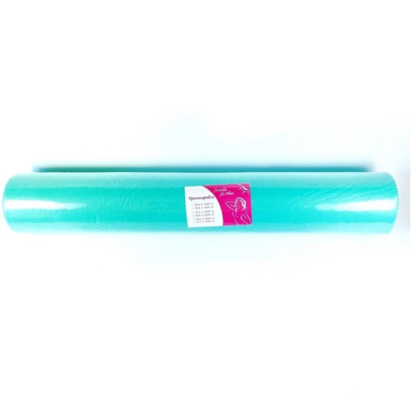 Sheets Pink Bilyavka 0.8x100 m from spunbond (1 roll), mint