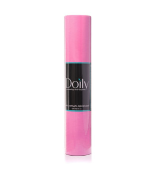 Doily sheets 0.6x100m from spunbond (1 roll), pink