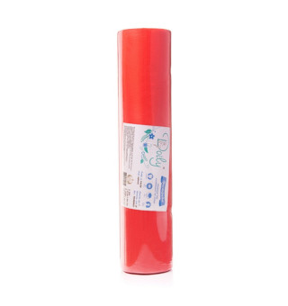 Doily sheets 0.6x100m from spunbond (1 roll), red