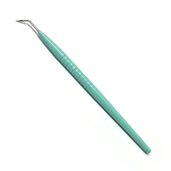 Tool for laminating eyelashes, color turquoise