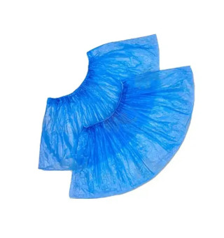 Covers made of polyethylene non-sterile disposable Polix PRO MED (100 pcs/pack, blue)