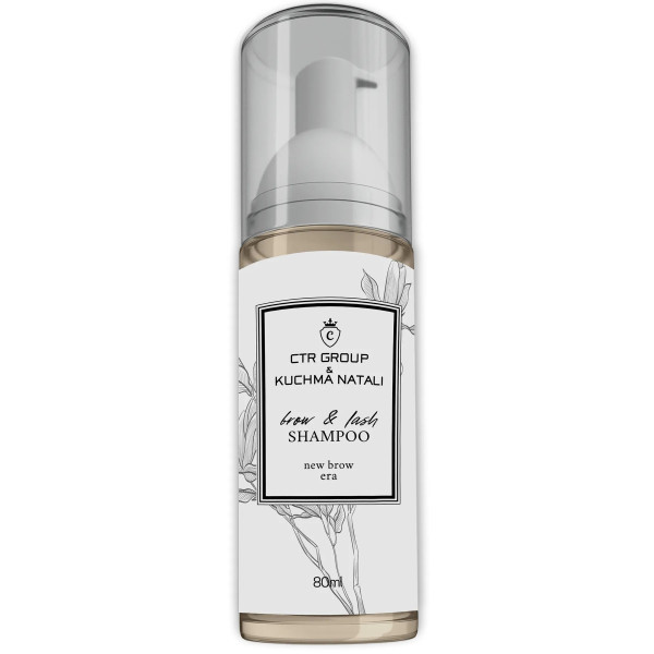 Shampoo foam for eyebrows and eyelashes CTR GROUP and KUCHMA NATALI, 80 ml