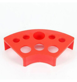 Small plastic cap stand (red)