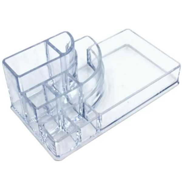 Plastic stand-organizer for cosmetics (small)