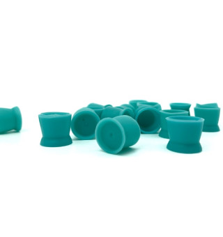 Caps (caps) for pigment silicone, turquoise (1 pc.)