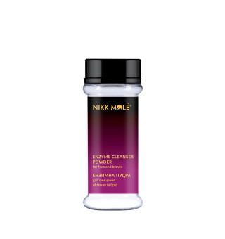 Nikk Mole enzymatic cleansing powder for eyebrows and eyelashes (cleansing + exfoliation + detox)