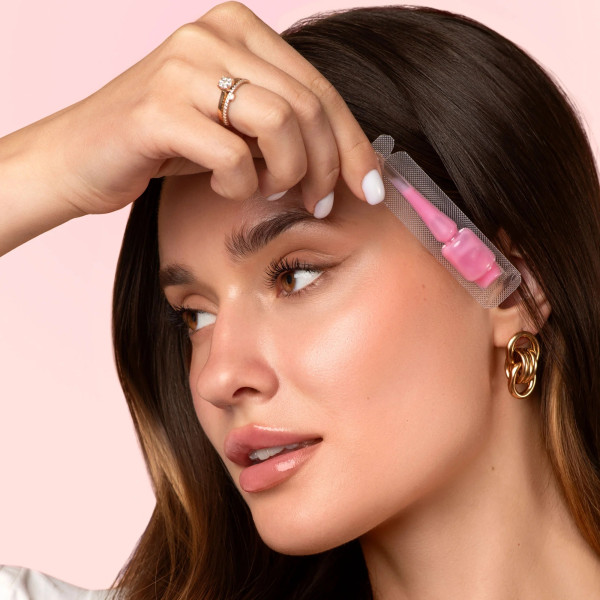 Состав №3 для ламинирования бровей и ресниц Nikk Mole "Silky Pinky Repair" (ампула 2,5мл)
