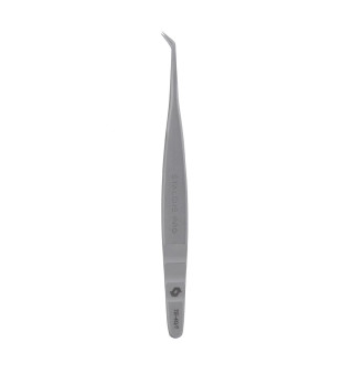 Professional tweezers for eyelashes L-shaped STALEKS PRO EXPERT 40 TYPE 1 TE-40/1