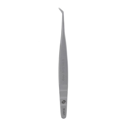 Пінцет професійний для вій L-подібний STALEKS PRO EXPERT 40 TYPE 1 TE-40/1