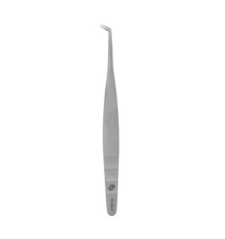 Professional tweezers for eyelashes L-shaped STALEKS PRO EXPERT 40 TYPE 2 TE-40/2
