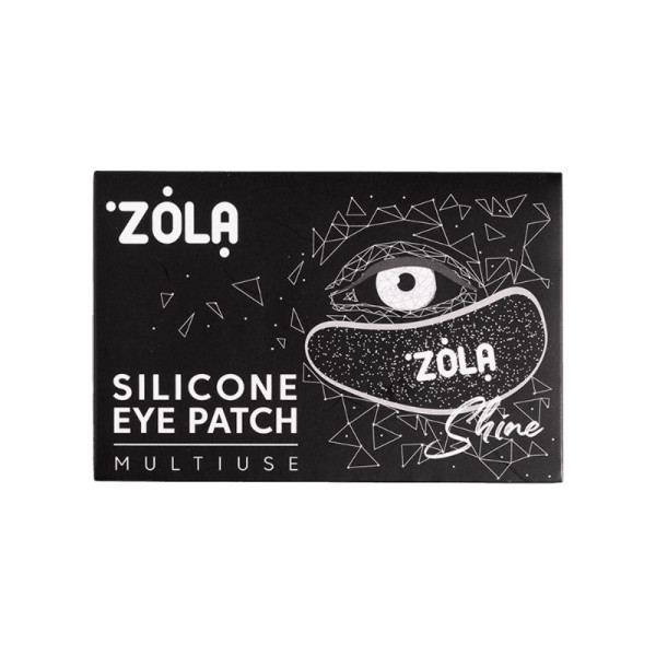 Многоразовые силиконовые патчи для глаз ZOLA (1 пара, черные)