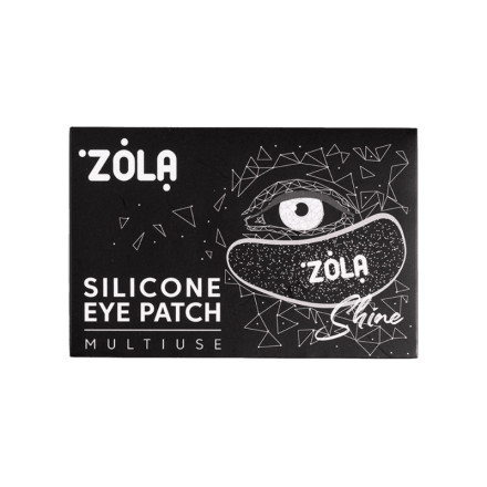 Многоразовые силиконовые патчи для глаз ZOLA (1 пара, черные)