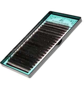 Ресницы dark chocolate 20 линий LEX СС, 0.07, 12 мм