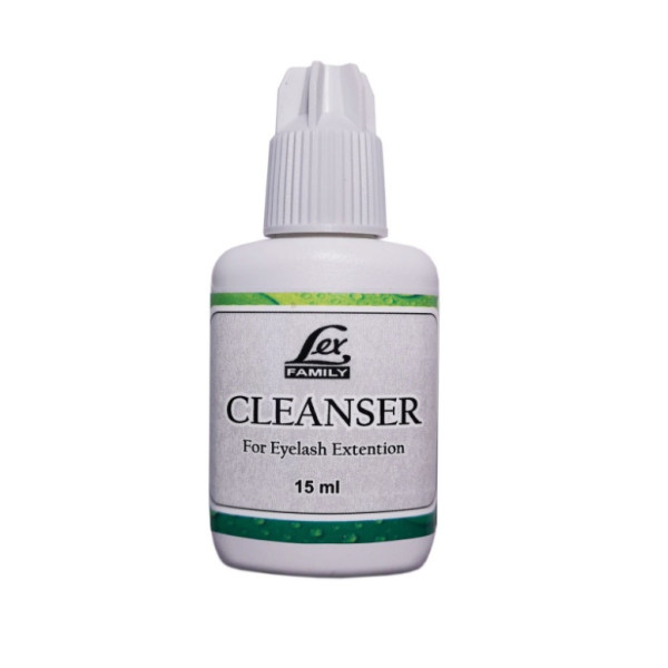 Degreaser for eyelashes LEX Cleanser, 15 ml
