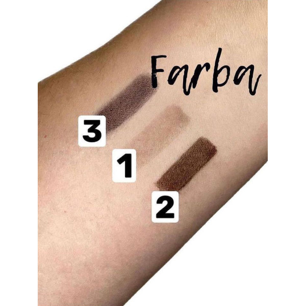 Краска для бровей Permanent lash and brow №3 черная, 10 мл