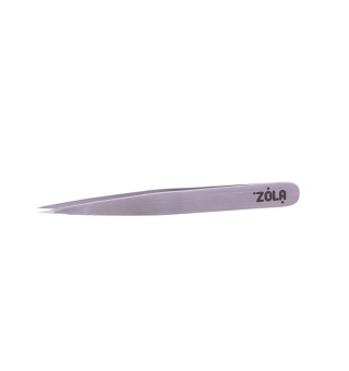 Пинцет профессиональный для бровей ZOLA SILVER (розовая упаковка, точечный)