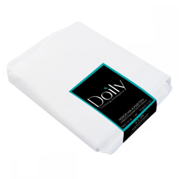 Couch cover Doily 0.8x2.1 m (1 pc/pack) made of spunbond 80 g/m2, white