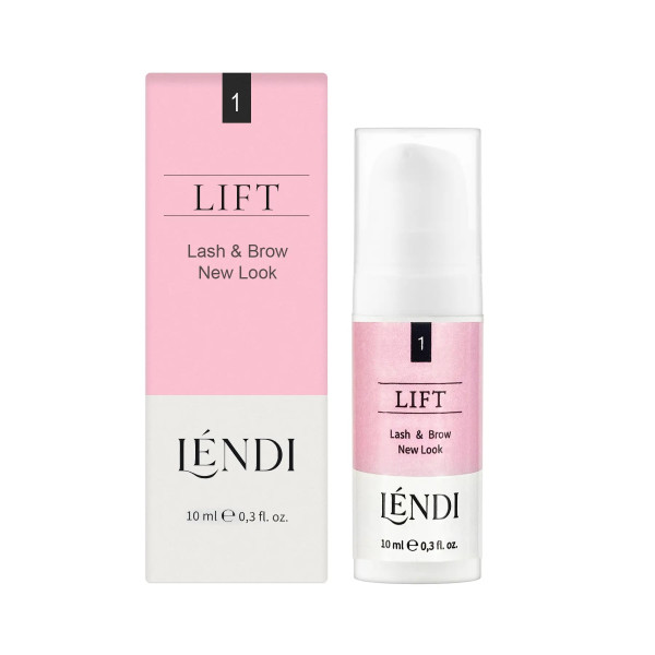 Composition for laminating eyelashes and eyebrows Lendi No.1 "Lash and Brow New Look", 10 ml, dispenser