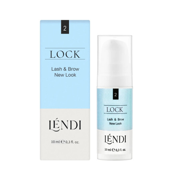 Composition for laminating eyelashes and eyebrows Lendi No.2 "Lash and Brow New Look", 10 ml, dispenser
