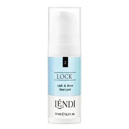 Composition for laminating eyelashes and eyebrows Lendi No.2 "Lash and Brow New Look", 10 ml, dispenser