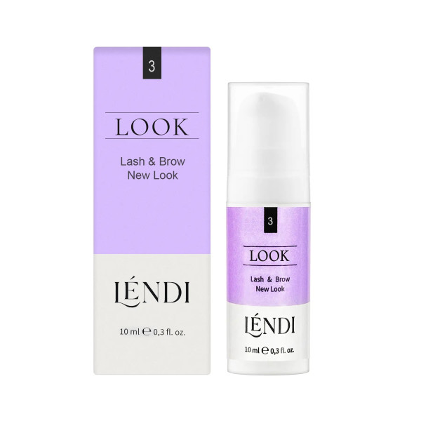 Composition for laminating eyelashes and eyebrows Lendi No.3 "Lash and Brow New Look", 10 ml, dispenser
