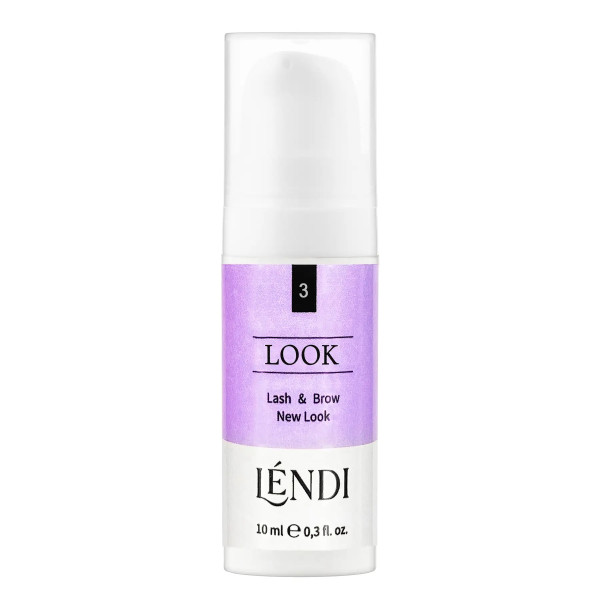 Composition for laminating eyelashes and eyebrows Lendi No.3 "Lash and Brow New Look", 10 ml, dispenser