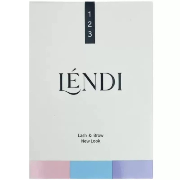 Set of ingredients for laminating eyelashes and eyebrows Lendi 3x3 ml "Lash and Brow New Look"