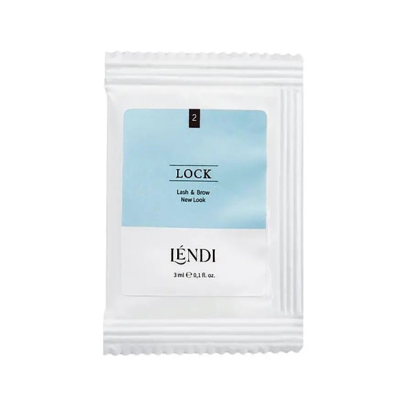 Composition for laminating eyelashes and eyebrows Lendi No.2 "Lash and Brow New Look", 3 ml, in a sachet