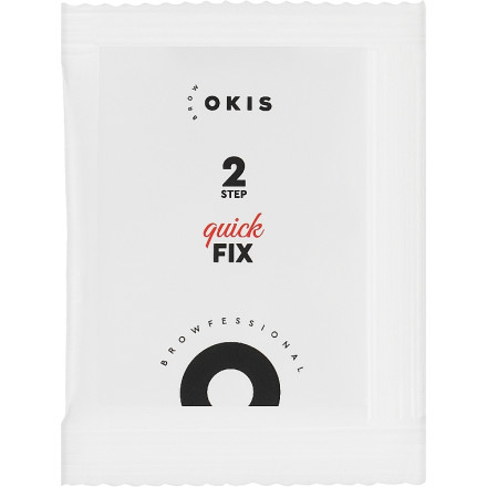 Step for laminating eyebrows and eyelashes 2 Fix Quick OKIS BROW LAMI in a sachet of 3 ml