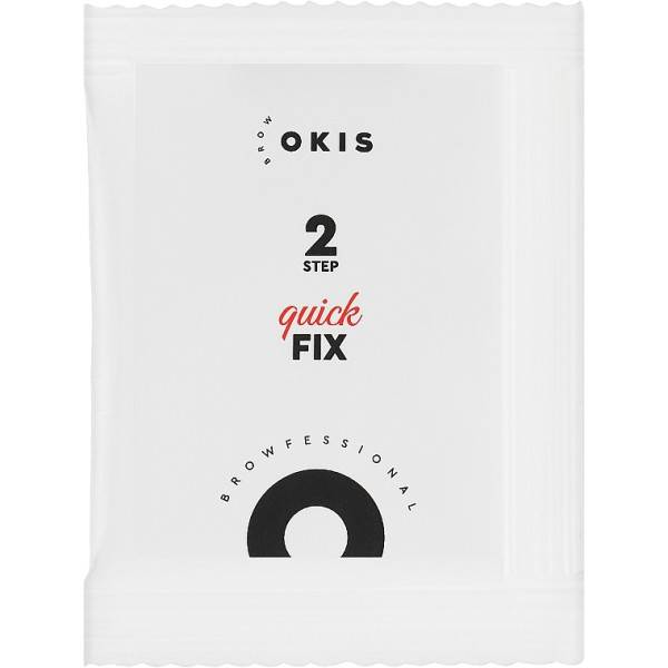 Step for laminating eyebrows and eyelashes 2 Fix Quick OKIS BROW LAMI in a sachet of 3 ml