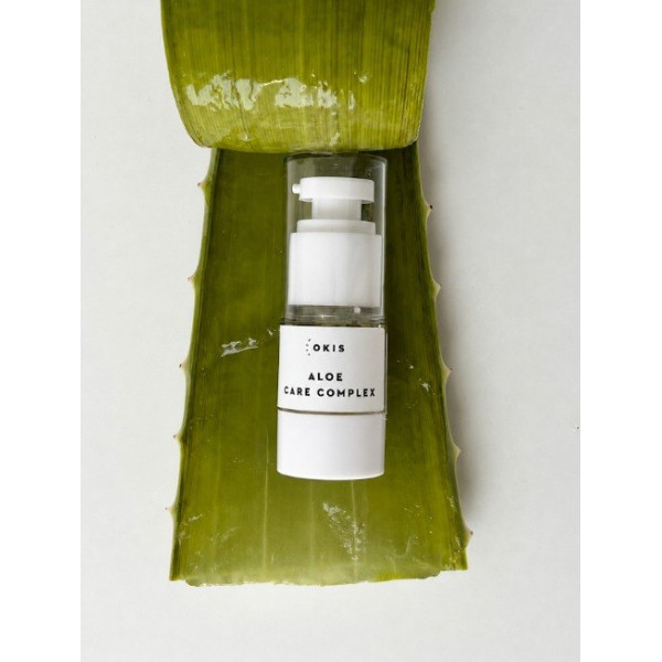 Aloe concentrate for deep moisturizing of OKIS eyebrows and eyelashes