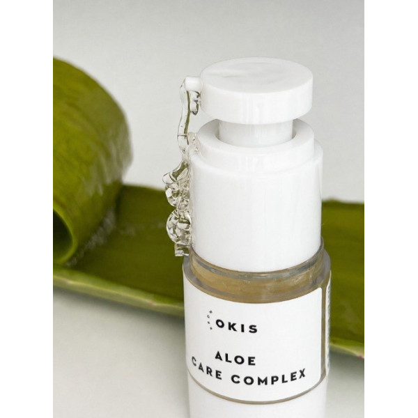Aloe concentrate for deep moisturizing of OKIS eyebrows and eyelashes
