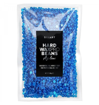 Віск для депіляції Sinart HARD WAXPRO BEANS AZULENE, 500 г