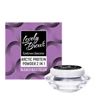 Арктическая протеиновая пудра для бровей 2в1 Lovely Brows, 10 г