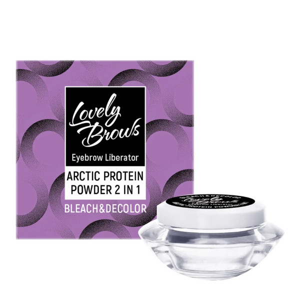 Арктическая протеиновая пудра для бровей 2в1 Lovely Brows, 10 г