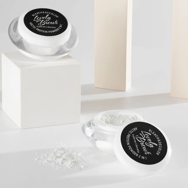 Арктическая протеиновая пудра для бровей 2в1 Lovely Brows, 10 г