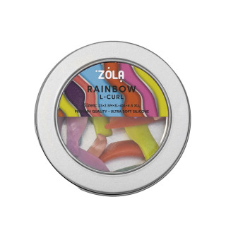 Валики для ламінування ZOLA Rainbow L-Curl (2s, 2.5 M, 3L, 4XL, 4.5 XLL)