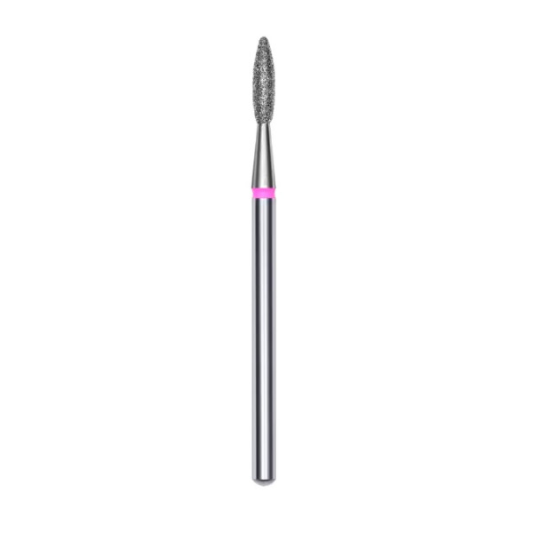 Diamond cutter STALEKS PRO EXPERT flame red 2.1 mm diameter, working part 8 mm