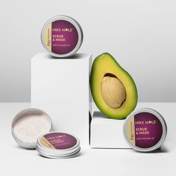 Scrub mask with avocado oil Nikk Mole, 40 g