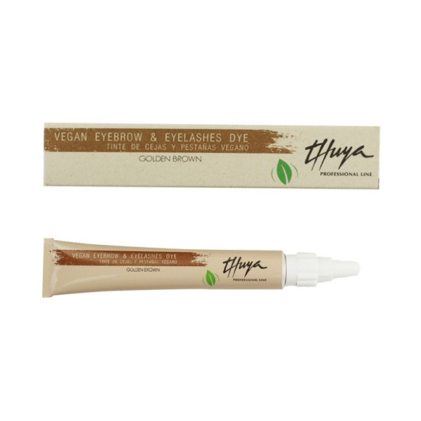 Thuya Vegan Golden Brown Eyebrow and Lash Colour, 14 ml