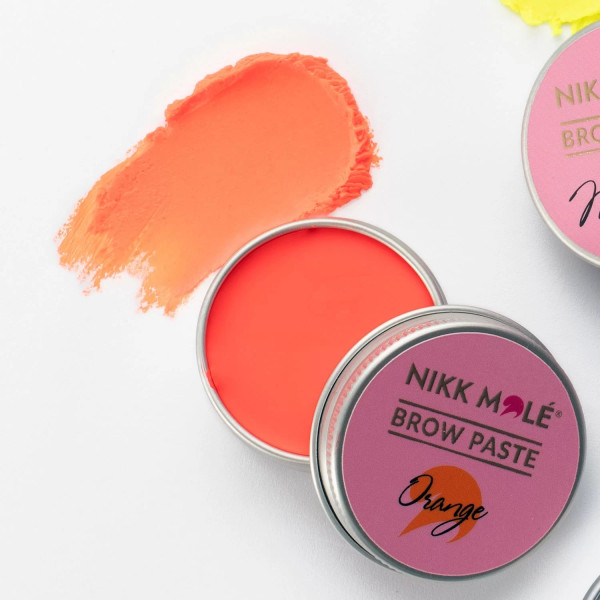 Паста для бровей Nikk Mole (оранжевая), 15 г