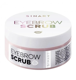 Sinart Raspberry eyebrow scrub, 50 ml